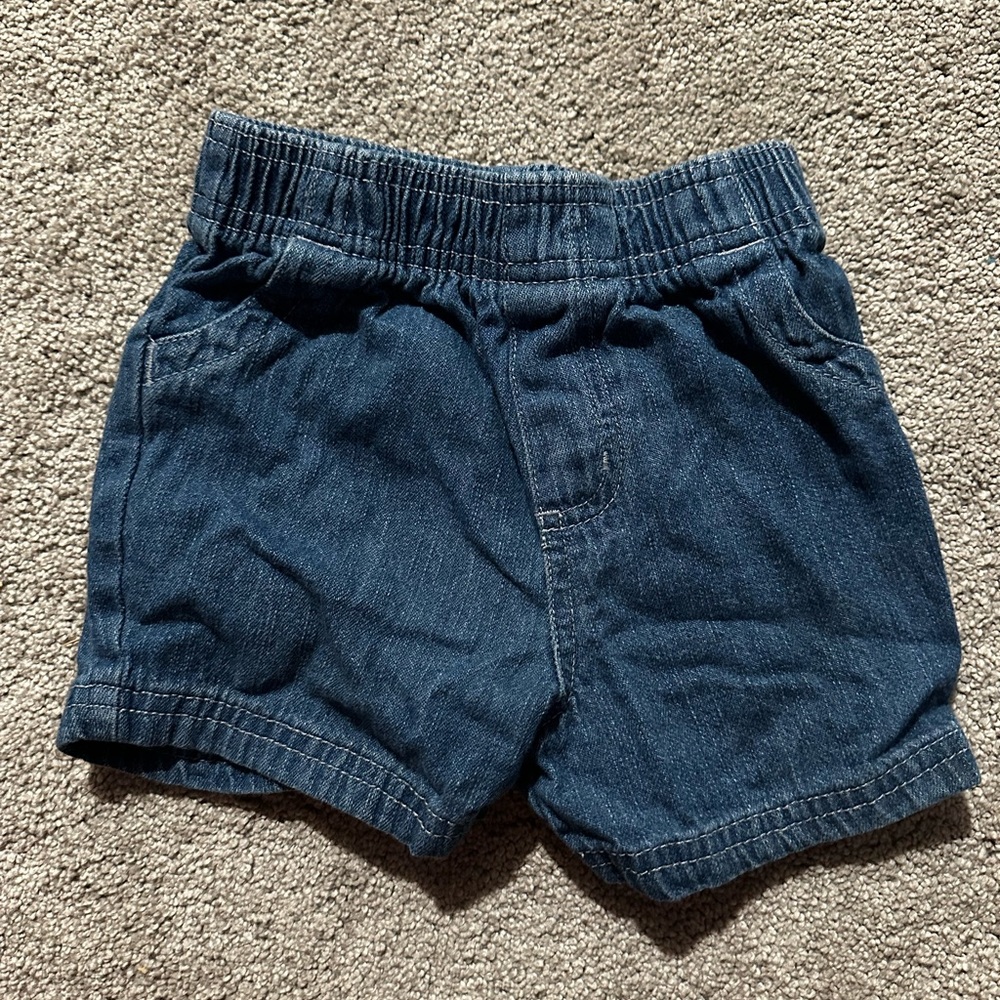 Denim Blue Kids Shorts